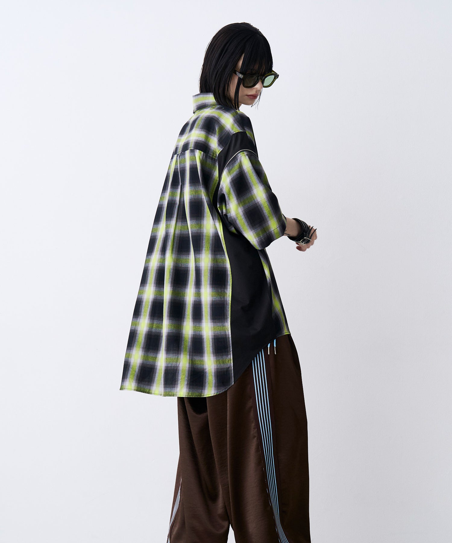 SALE】2-ZIP CHECK H/S SHIRTS – seesew