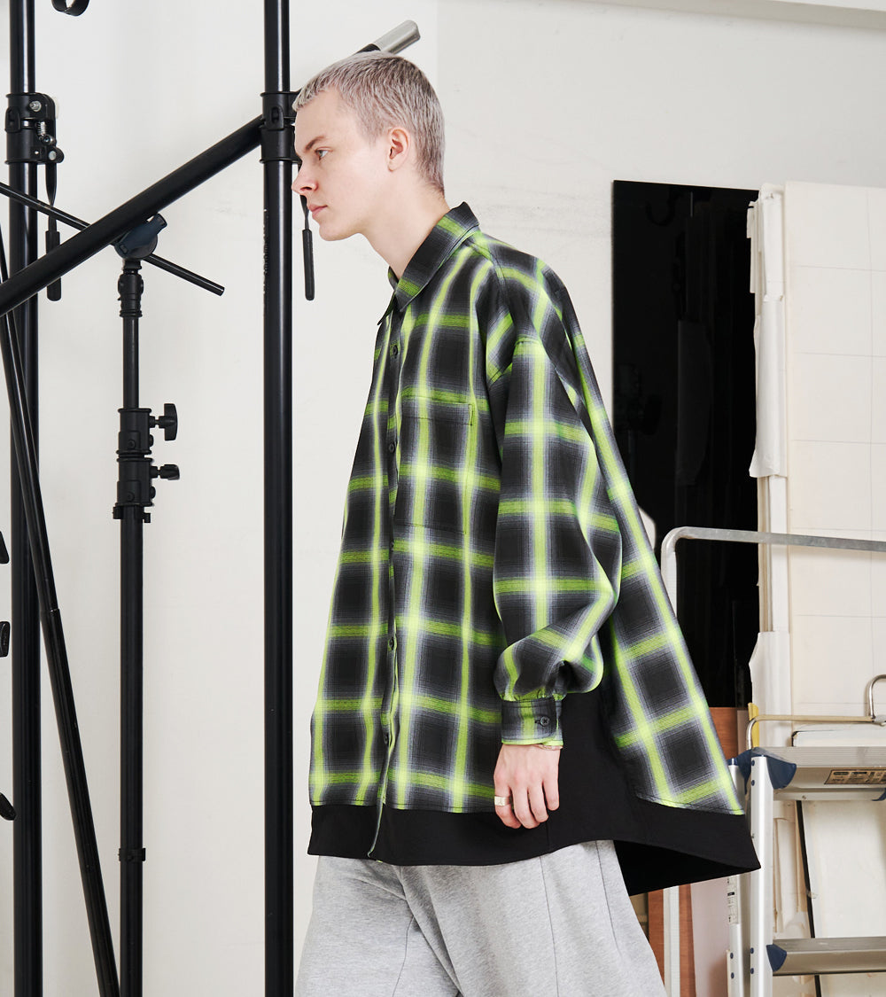 SOLID CHECK OVER SHIRTS – seesew