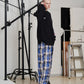 CRASH TEX WIDE PANTS