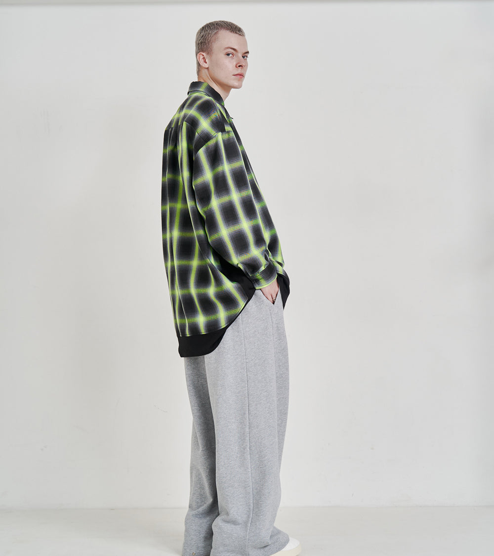 SOLID CHECK OVER SHIRTS