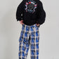 CRASH TEX WIDE PANTS