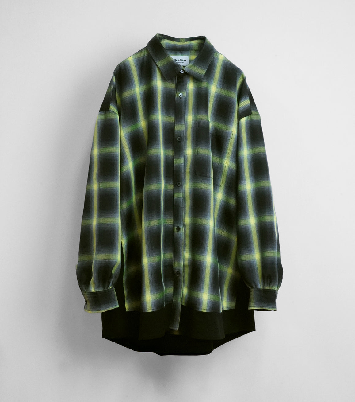 【25AW先行予約】SOLID CHECK OVER SHIRTS