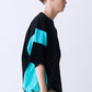SATIN MIX BLOCK TEE