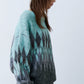 ARGYLE SHAGGY KNIT