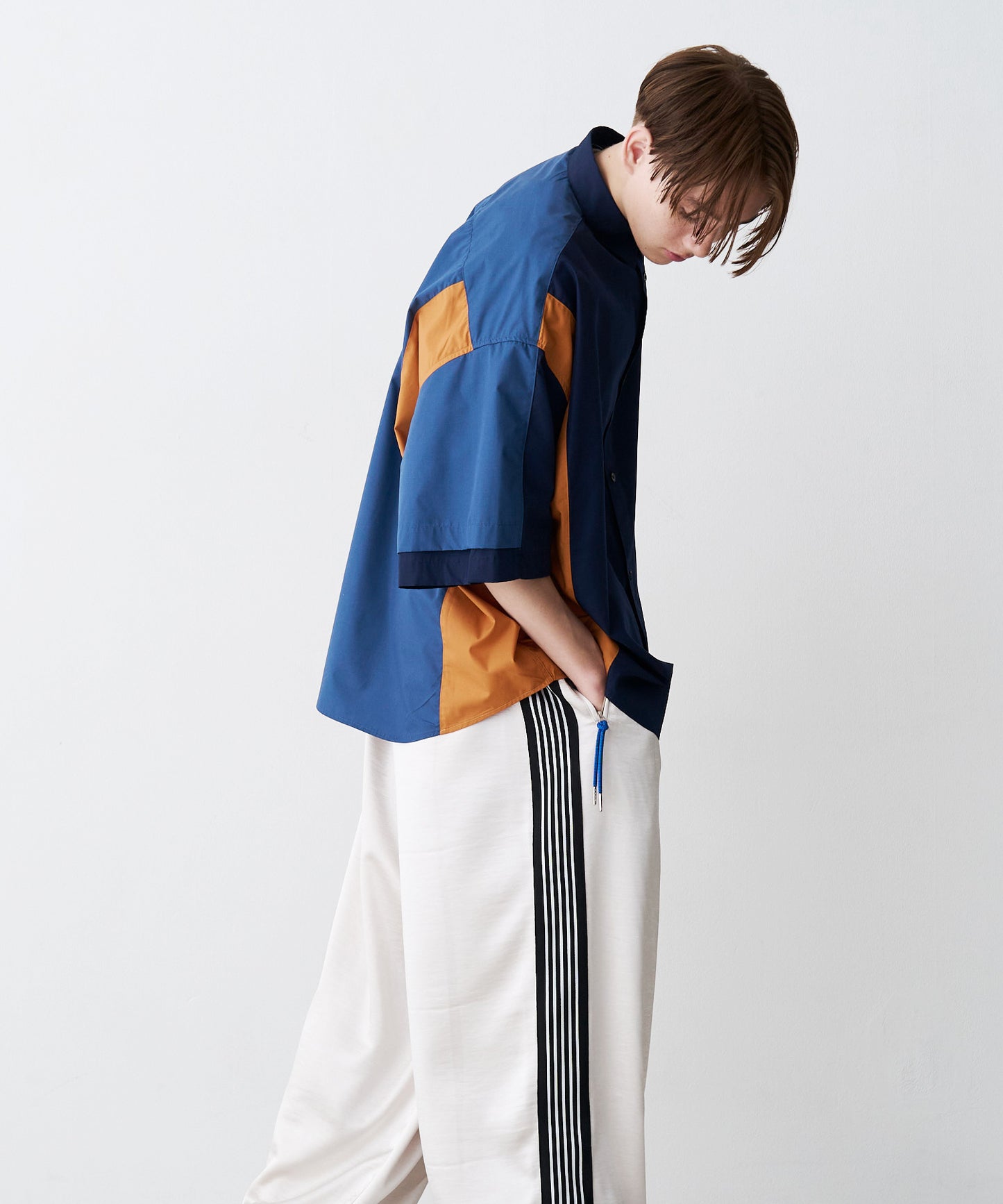 【一部予約】FAKE BLOCKING H/S SHIRTS