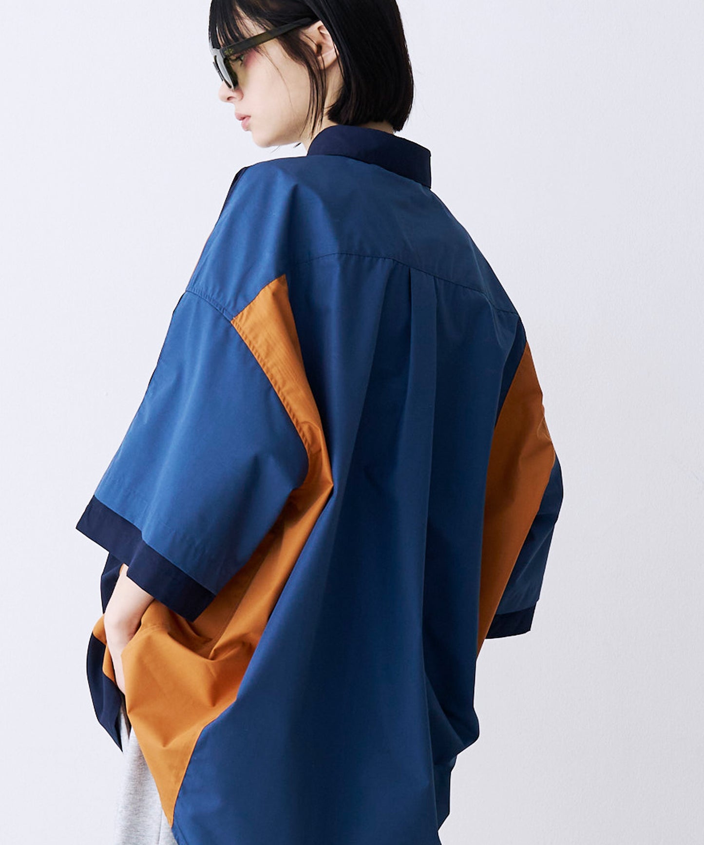 【一部予約】FAKE BLOCKING H/S SHIRTS