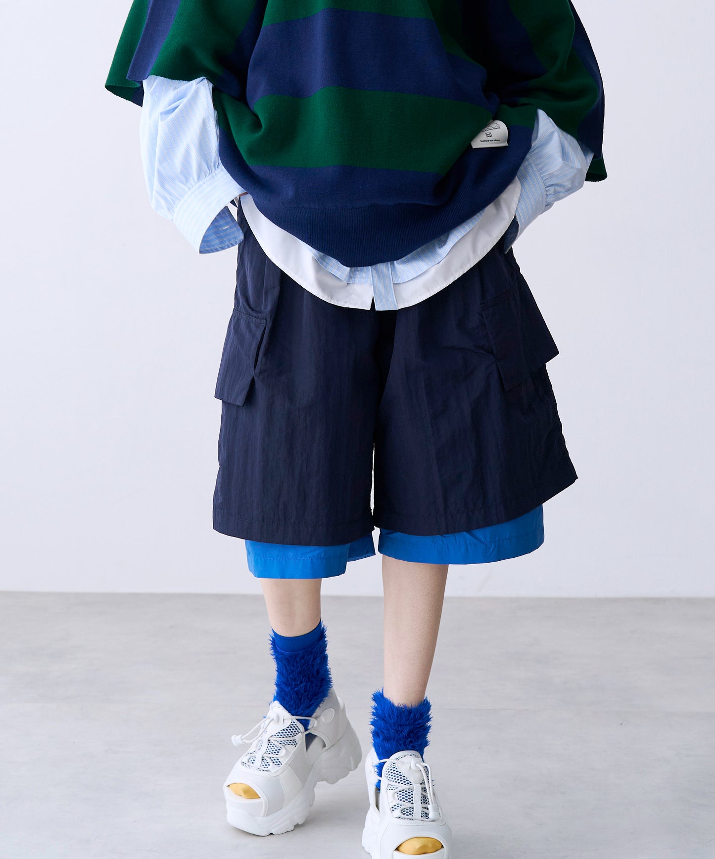 【一部予約】LAYERD WIDE SHORTPANTS