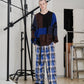 【再販 一部予約商品】MIXYARN PATCHWORK KNIT