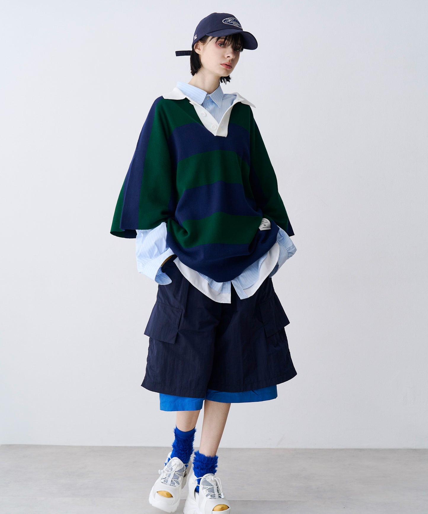 OVER RUGGER KNIT POLO
