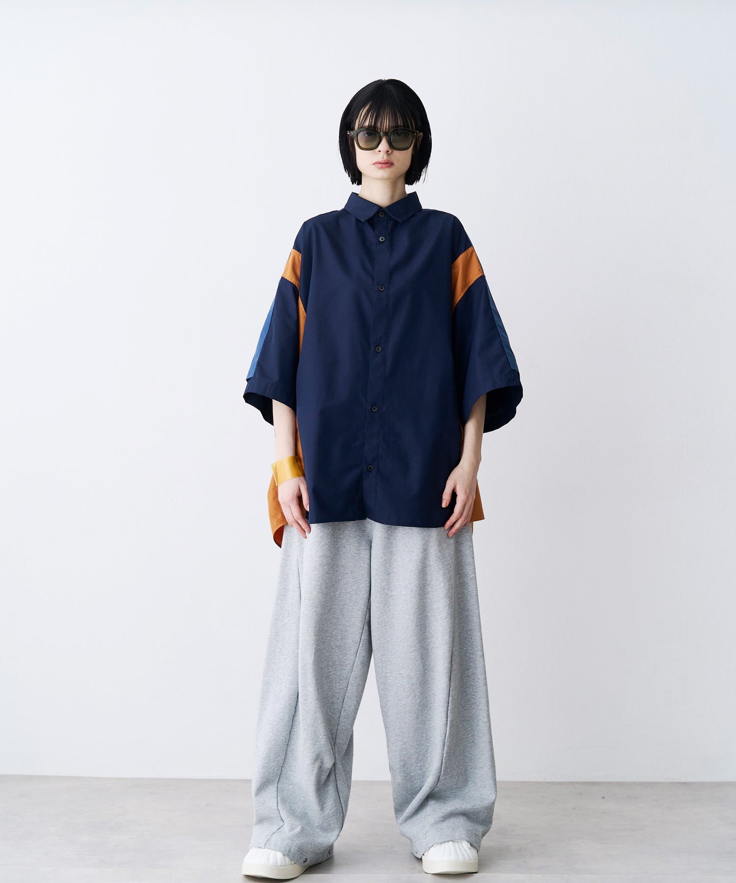 【一部予約】FAKE BLOCKING H/S SHIRTS