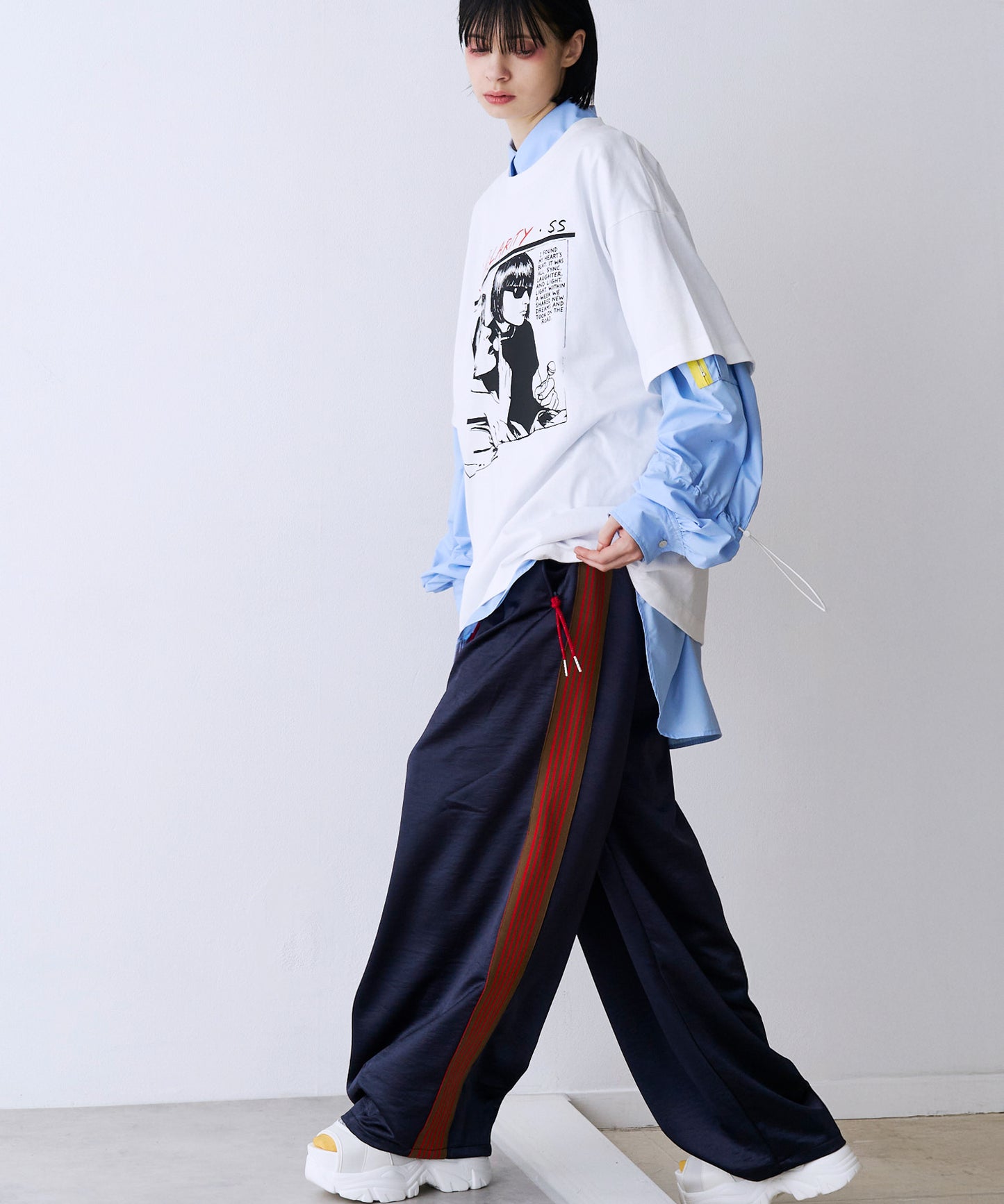 SATIN LINE PANTS