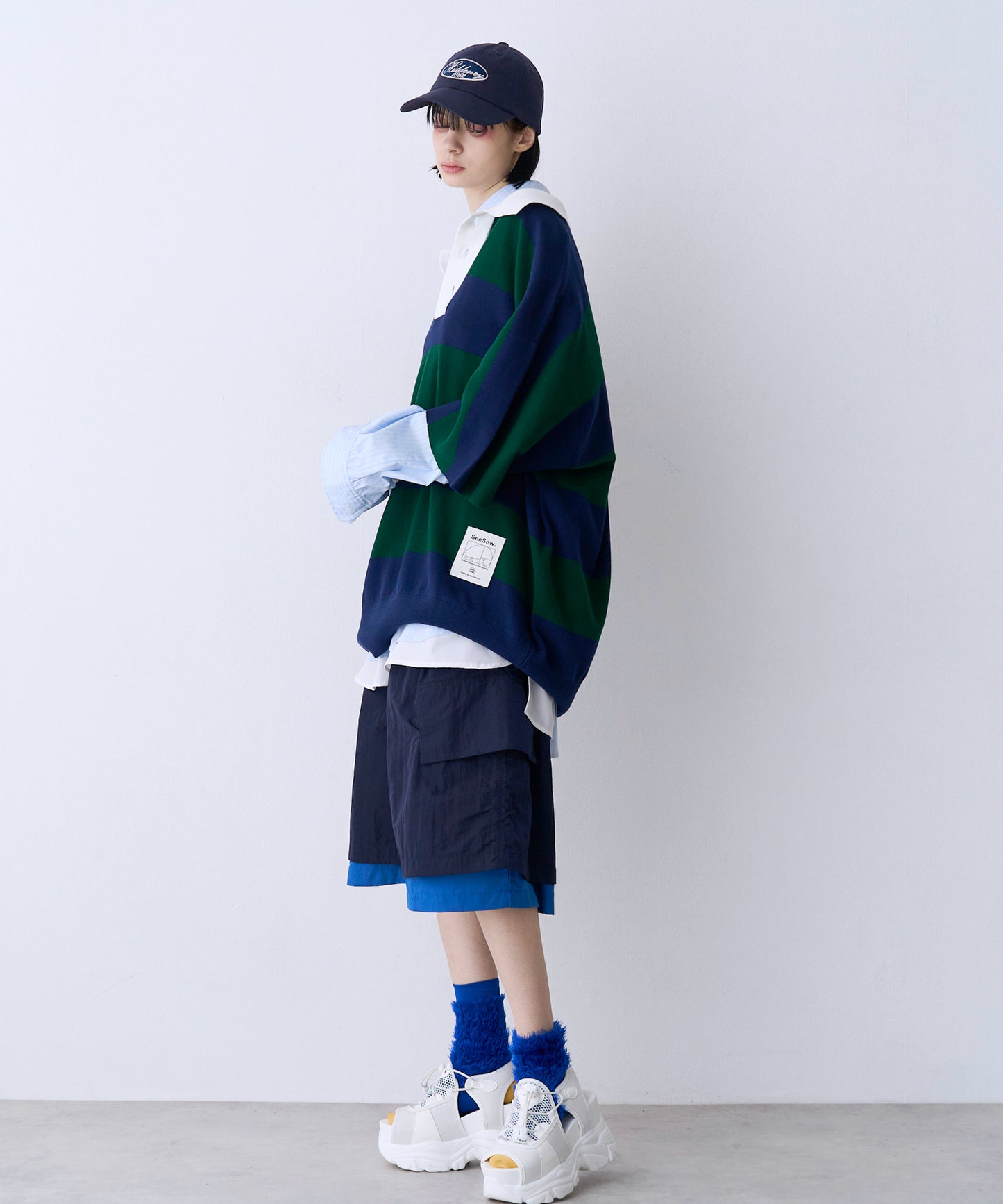【一部予約】LAYERD WIDE SHORTPANTS