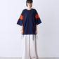 SATIN MIX BLOCK TEE