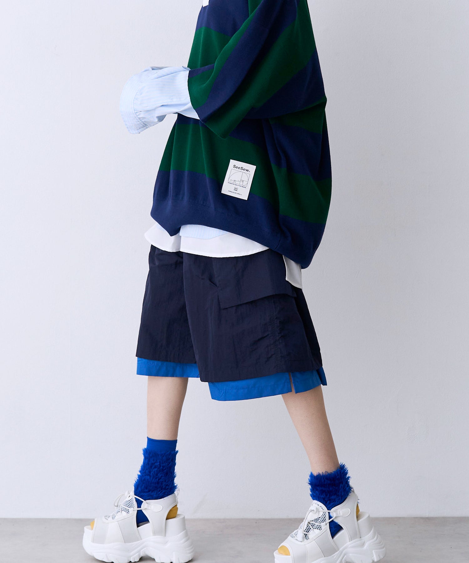 SALE】LAYERD WIDE SHORTPANTS – seesew