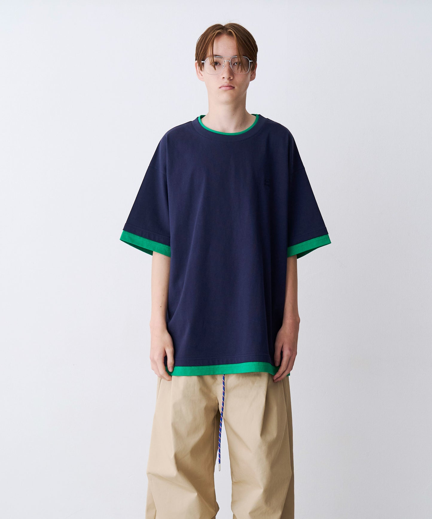 FAKE LAYERD LOGO TEE