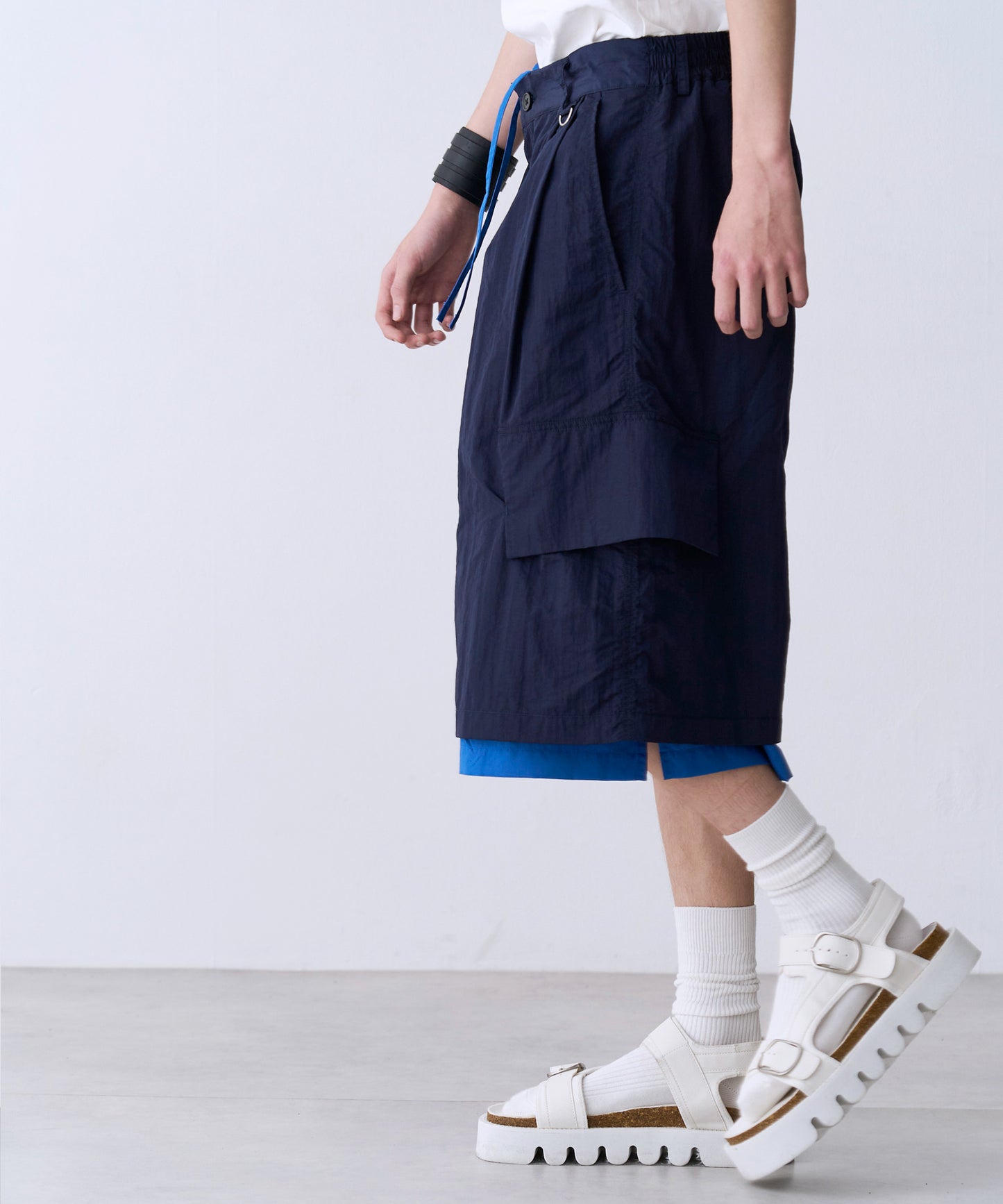 【一部予約】LAYERD WIDE SHORTPANTS