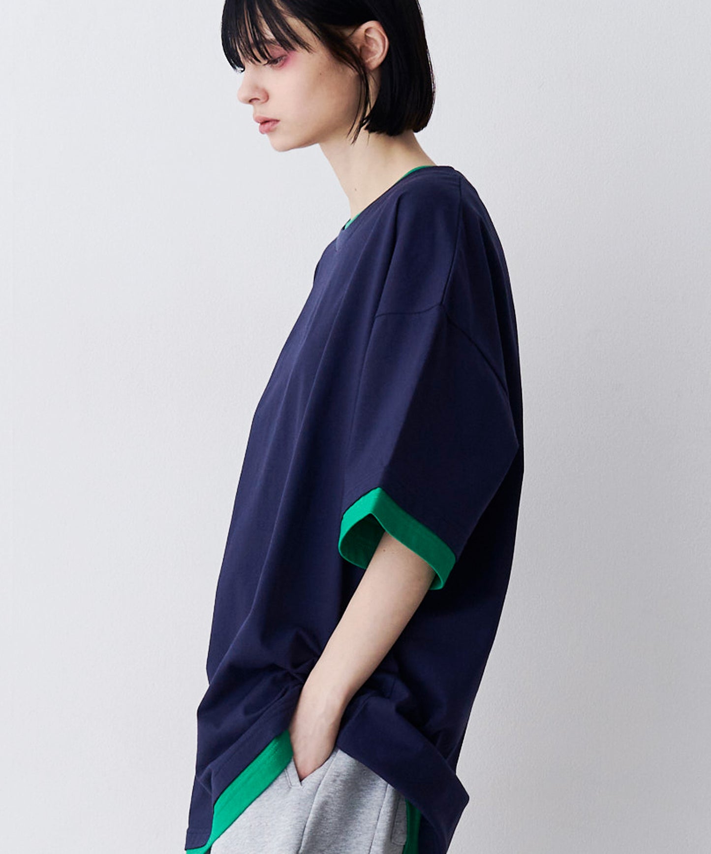 FAKE LAYERD LOGO TEE