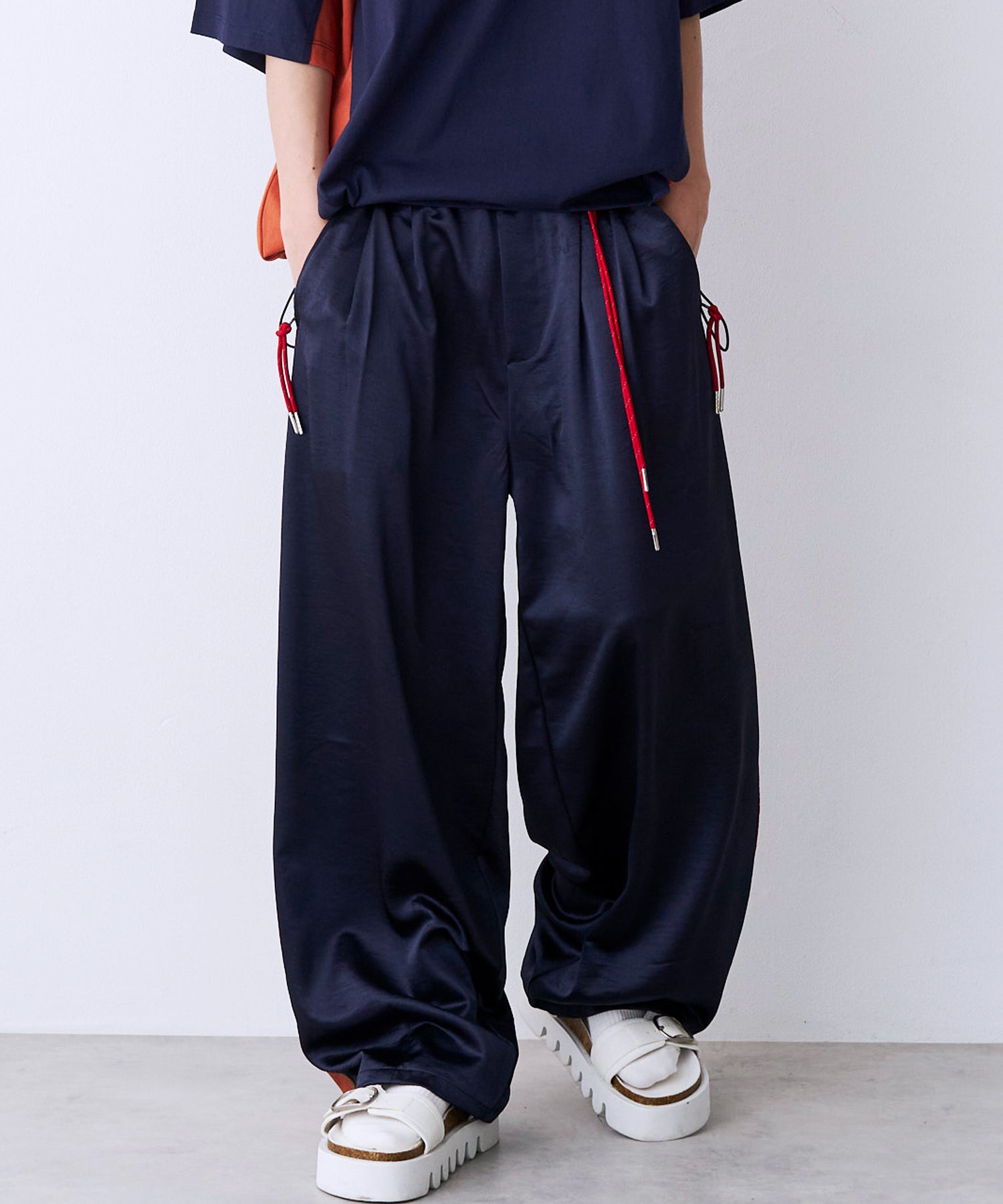 一部予約】SATIN LINE PANTS – seesew