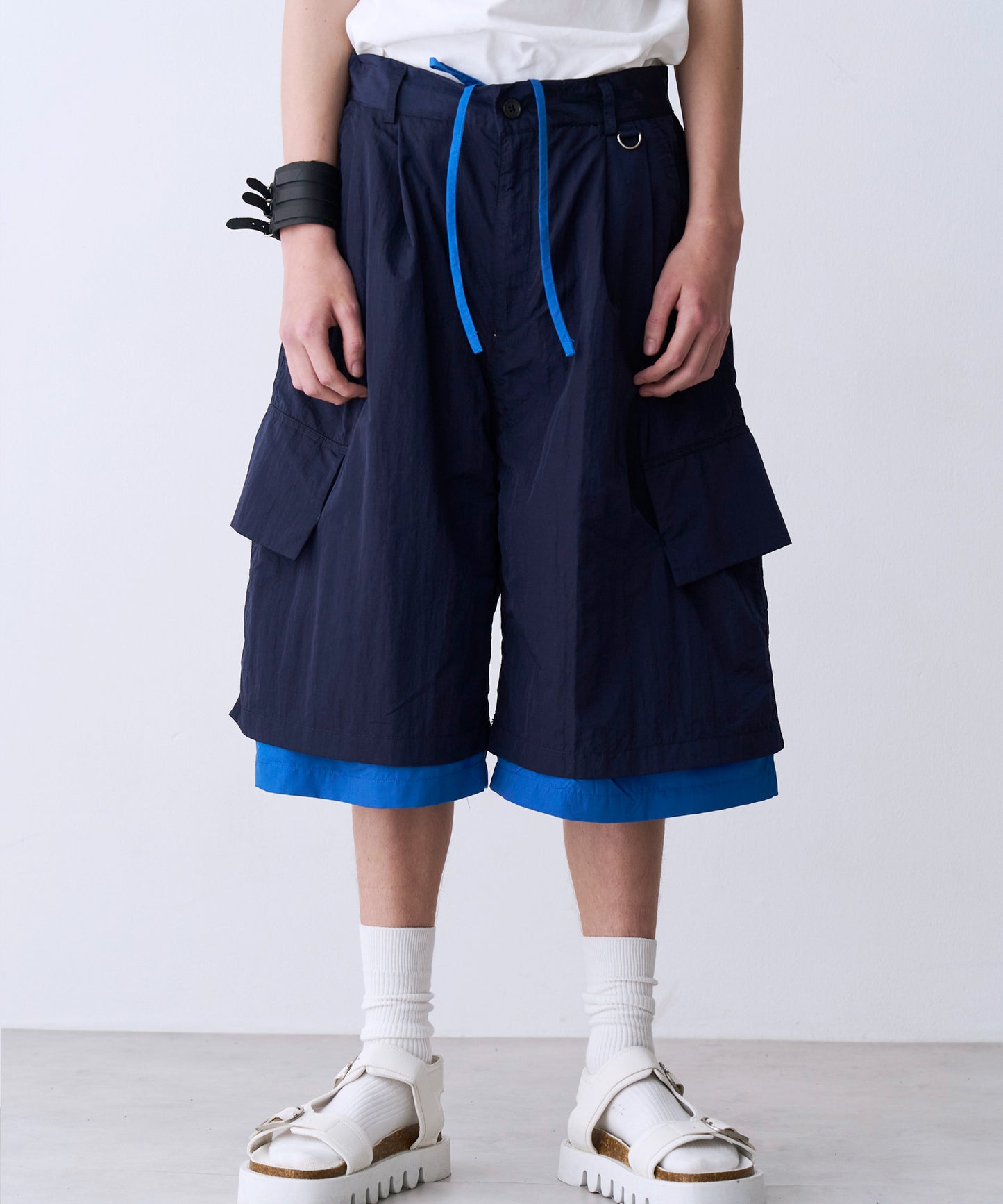【一部予約】LAYERD WIDE SHORTPANTS