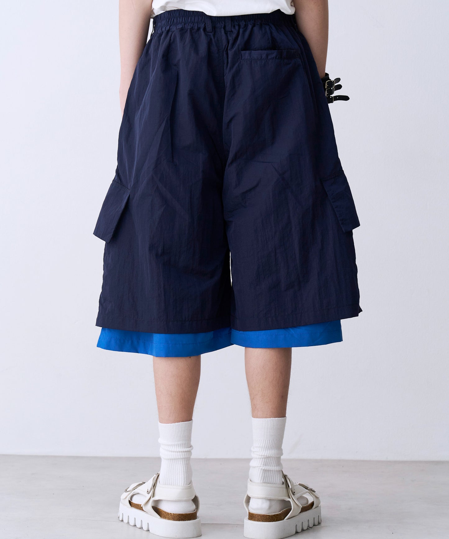 【一部予約】LAYERD WIDE SHORTPANTS