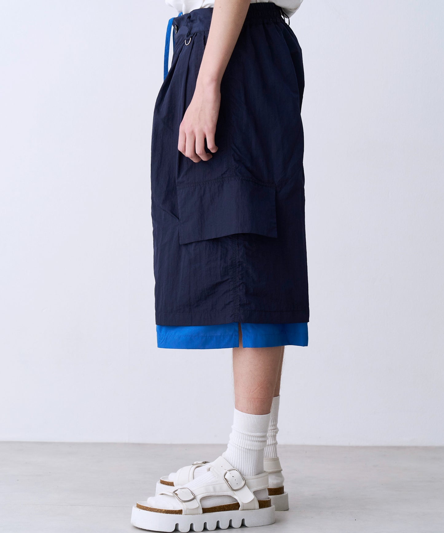 【一部予約】LAYERD WIDE SHORTPANTS