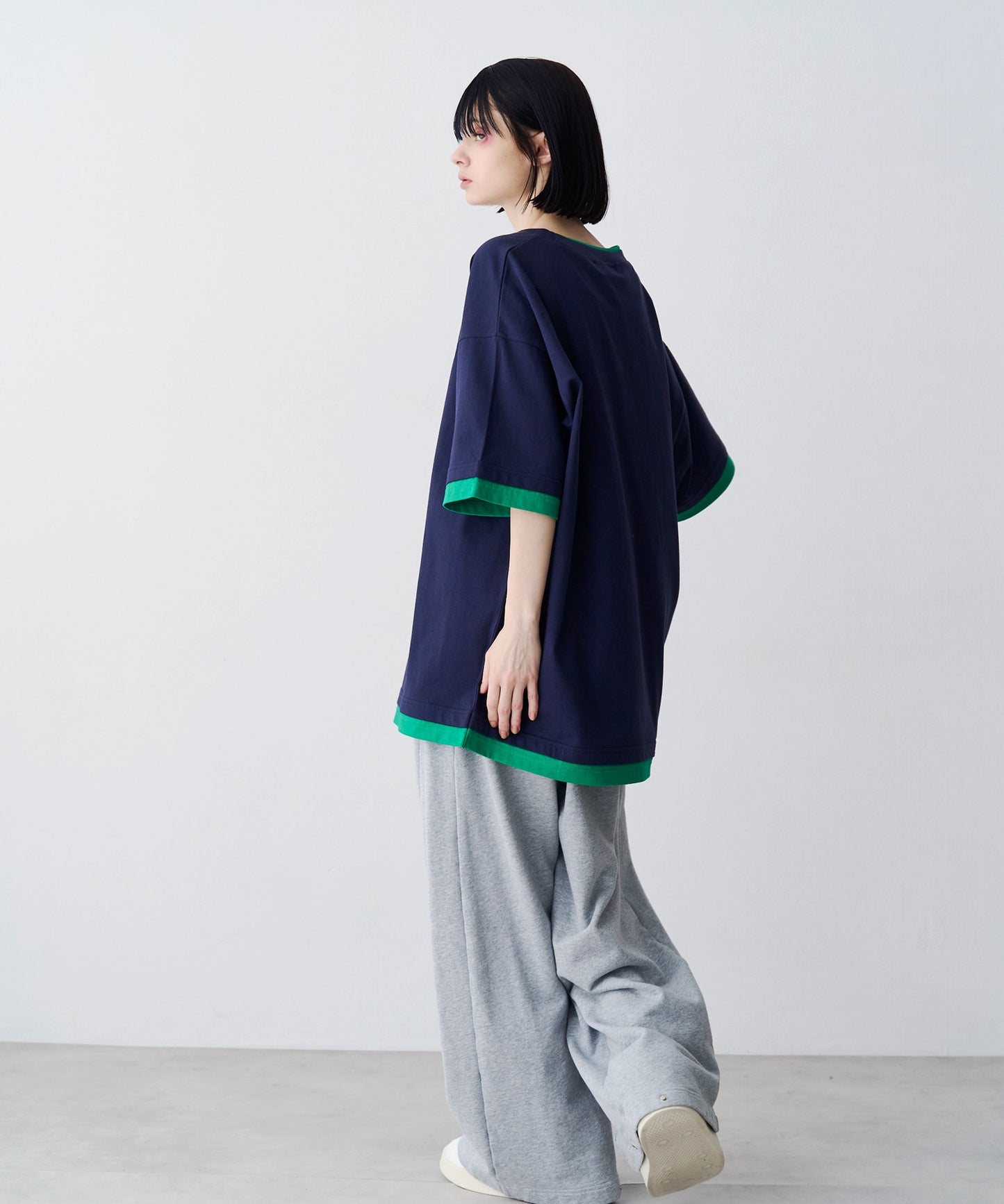 FAKE LAYERD LOGO TEE