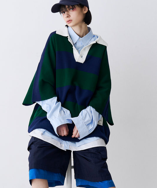 【予約商品】OVER RUGGER KNIT POLO