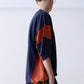 SATIN MIX BLOCK TEE