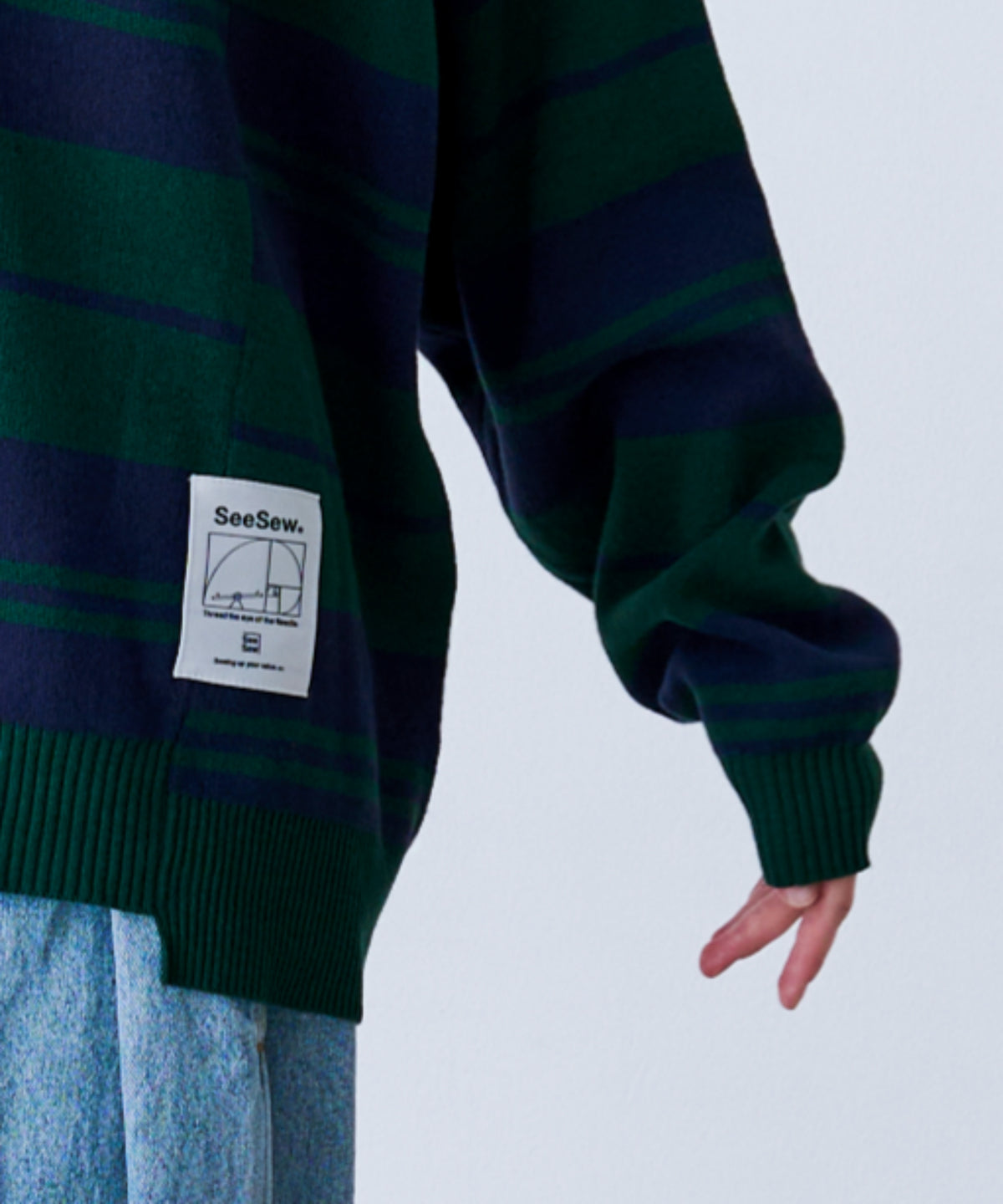 BORDER KNIT POLO