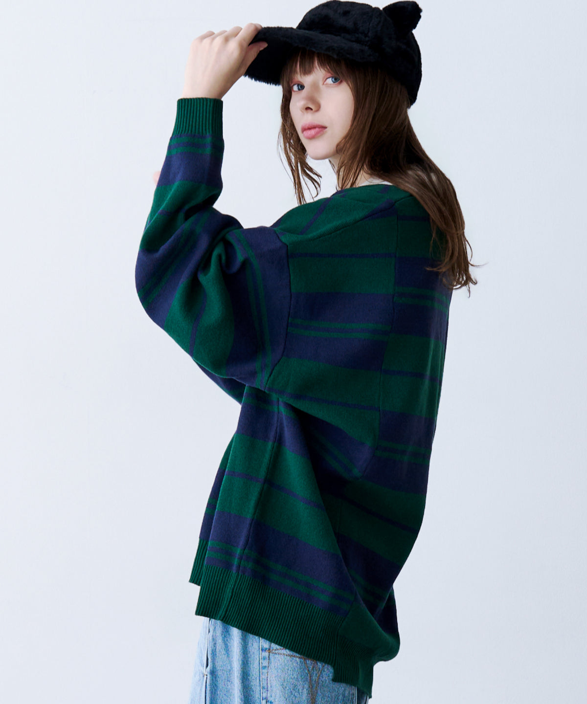 BORDER KNIT POLO