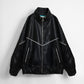 SYNTH-LETHER PIPING JACKET