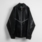 SYNTH-LETHER PIPING JACKET