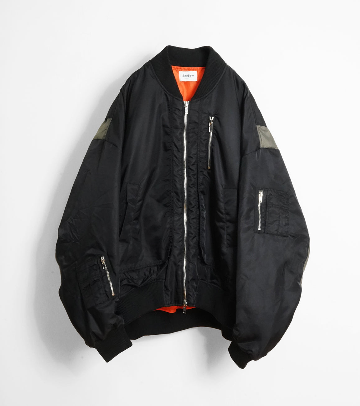 新品　マルゴー　ボリューム袖　ジャケット　ブラック　M 25AW先行予約】OVERSPEC MA-1 JACKET – seesew