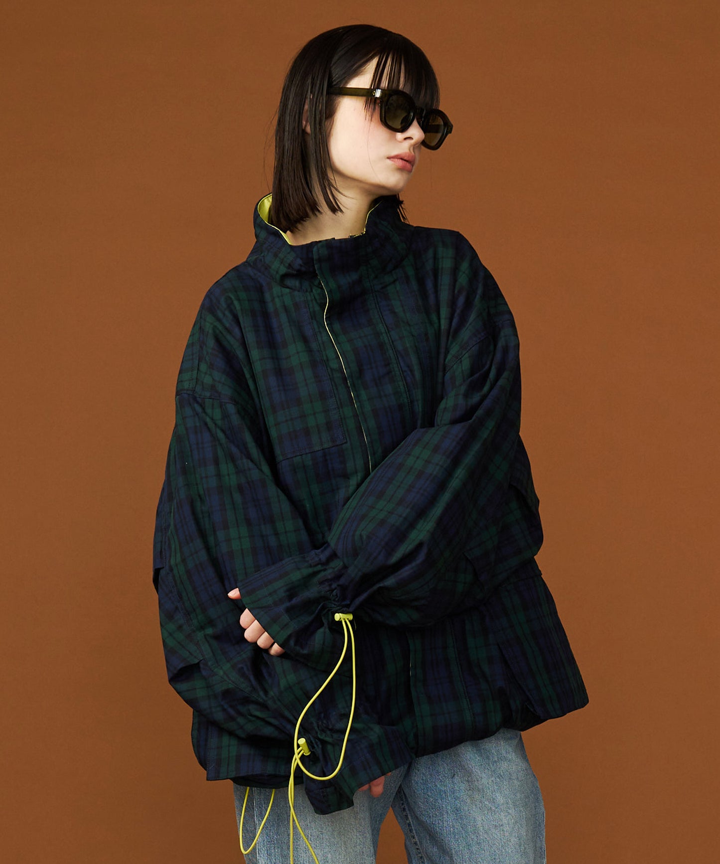 【予約商品】CORD DESIGN CHECK BLOUSON