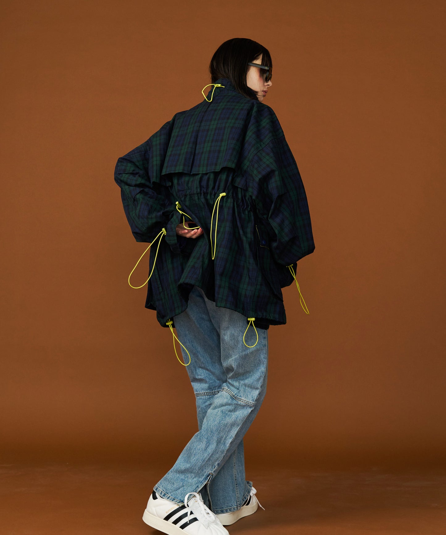 【予約商品】CORD DESIGN CHECK BLOUSON