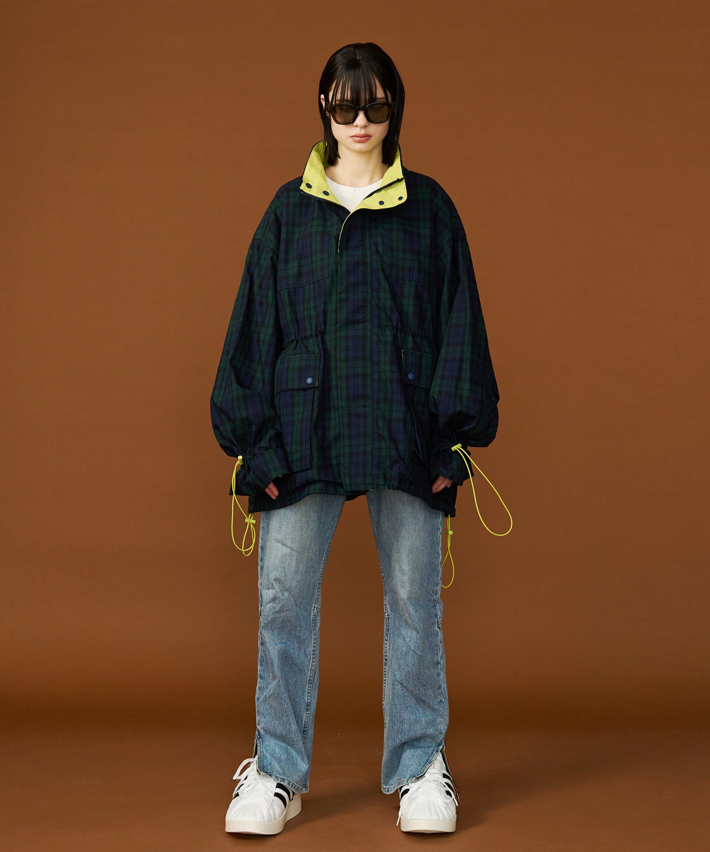 【予約商品】CORD DESIGN CHECK BLOUSON