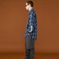 【予約商品】CHECK LINE OVER SHIRTS  with BADGE