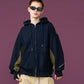 DAMAGE DESIGN ZIP HOODIE