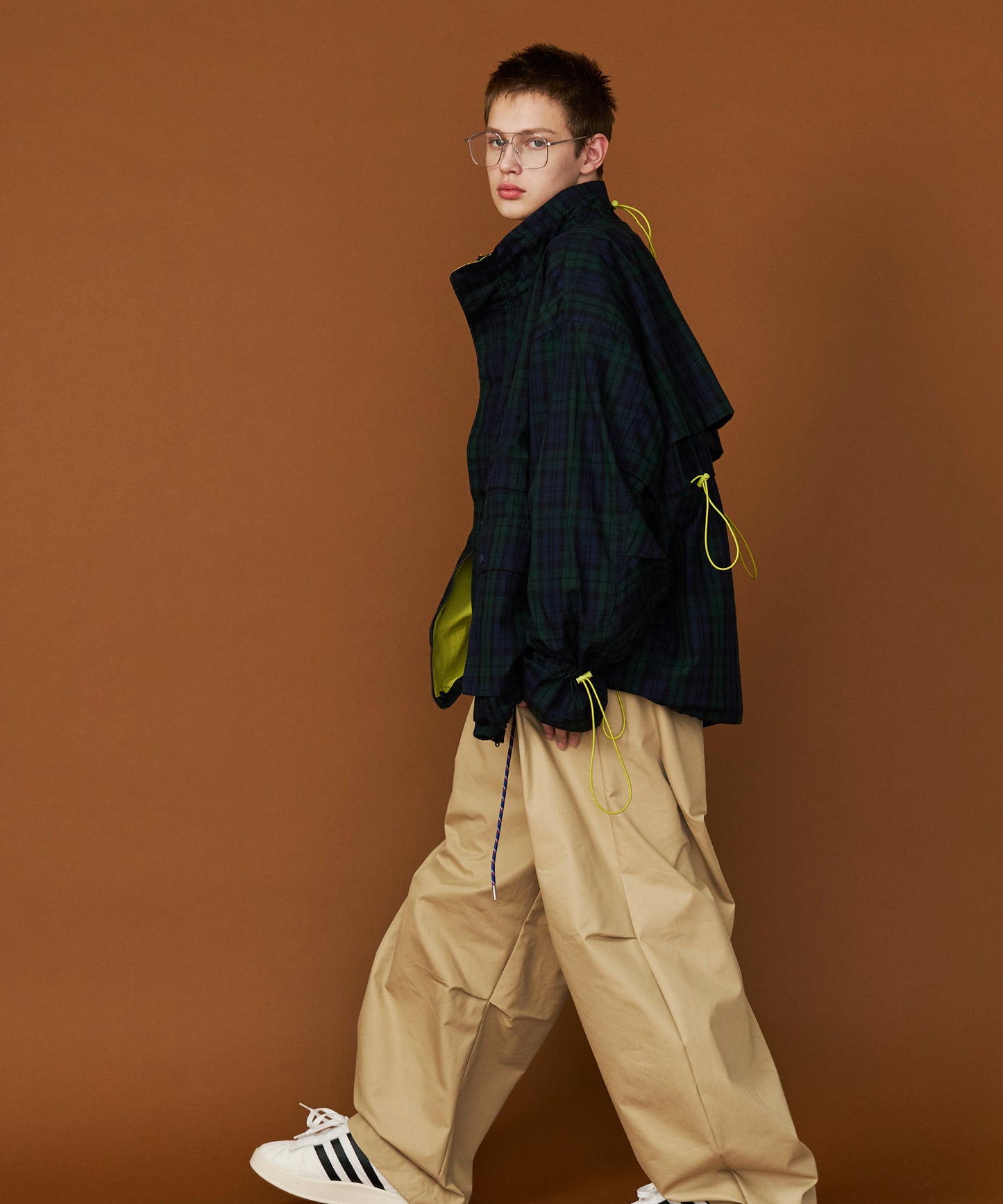 【予約商品】CORD DESIGN CHECK BLOUSON