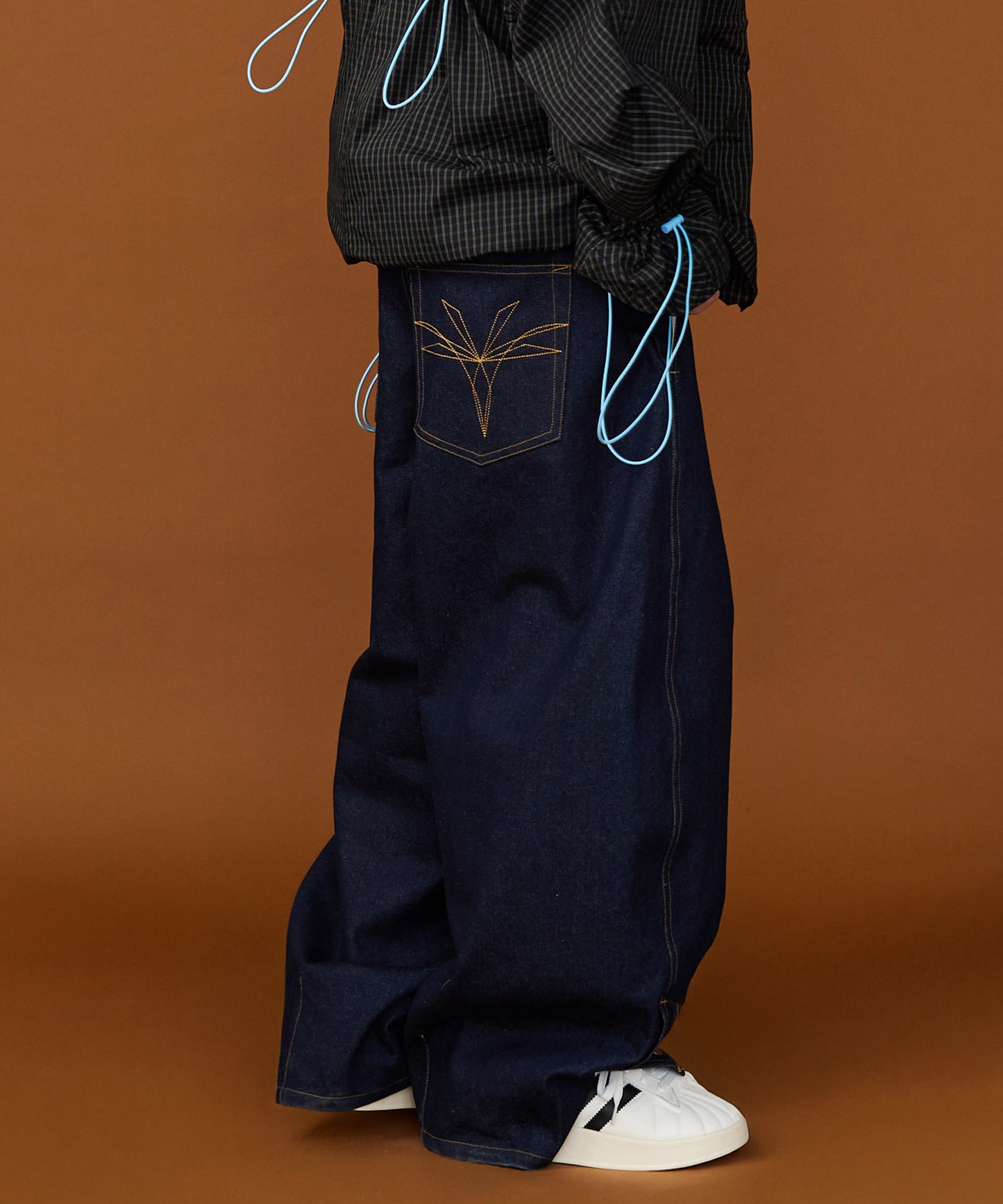 【予約商品】DENIM CURVE PANTS