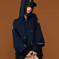 DAMAGE DESIGN ZIP HOODIE