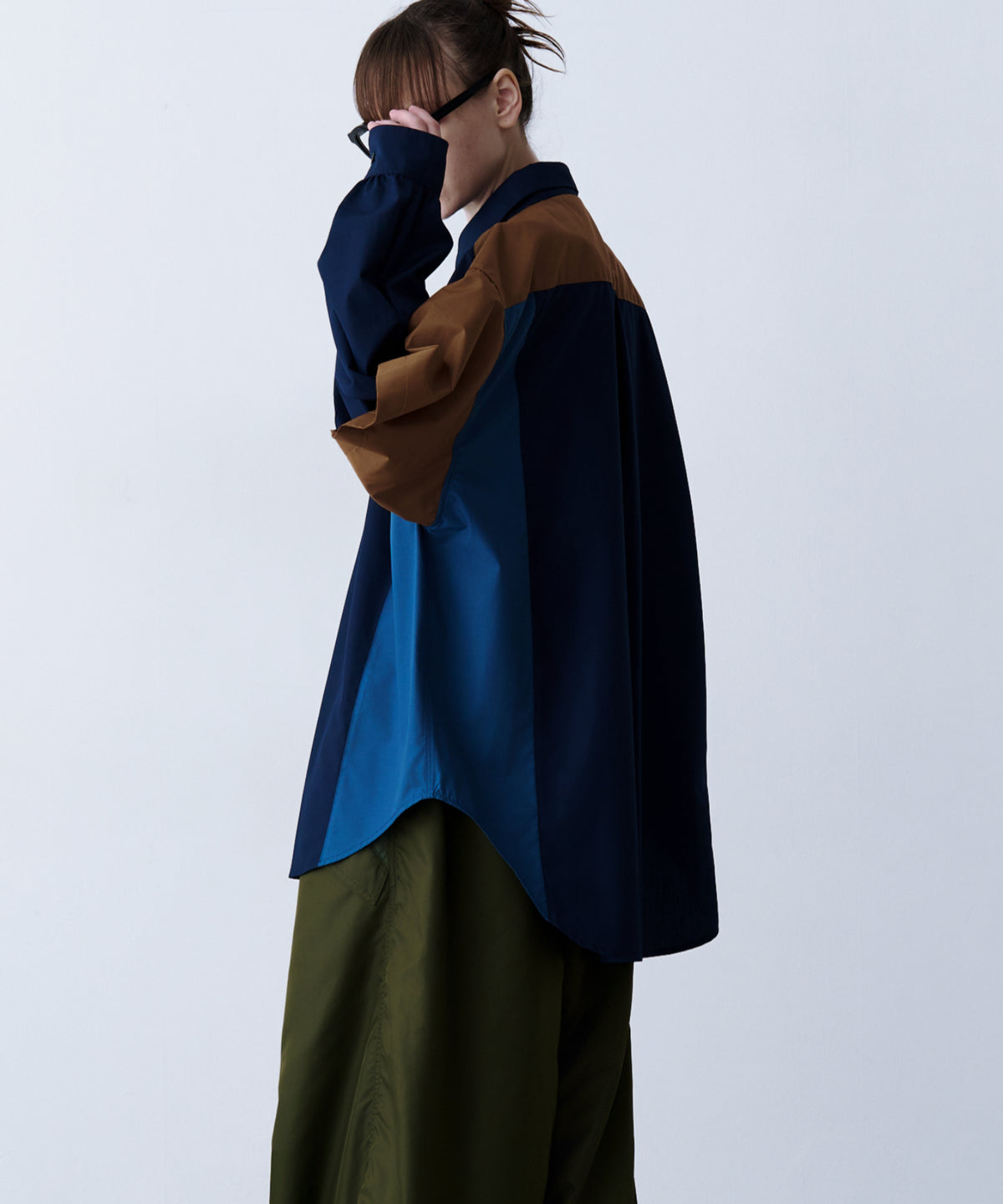 FAKE BLOCKING SHIRT