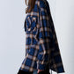 CHECK MULTI POCKET SHIRT