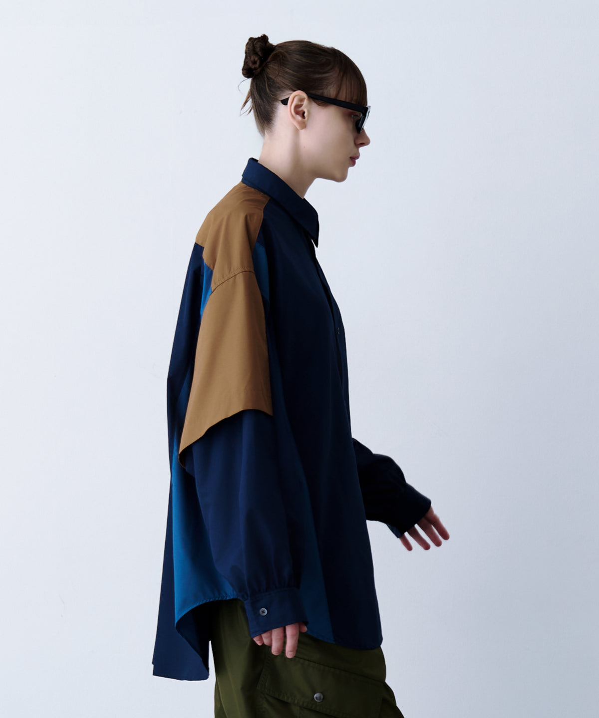 FAKE BLOCKING SHIRT