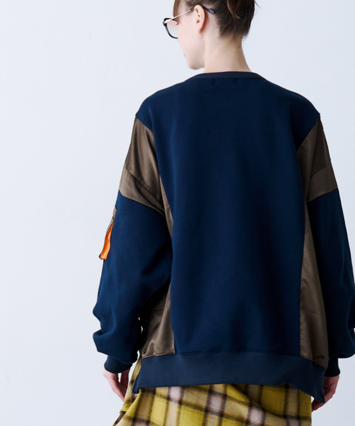 SATIN MIX MA-1 SWEAT
