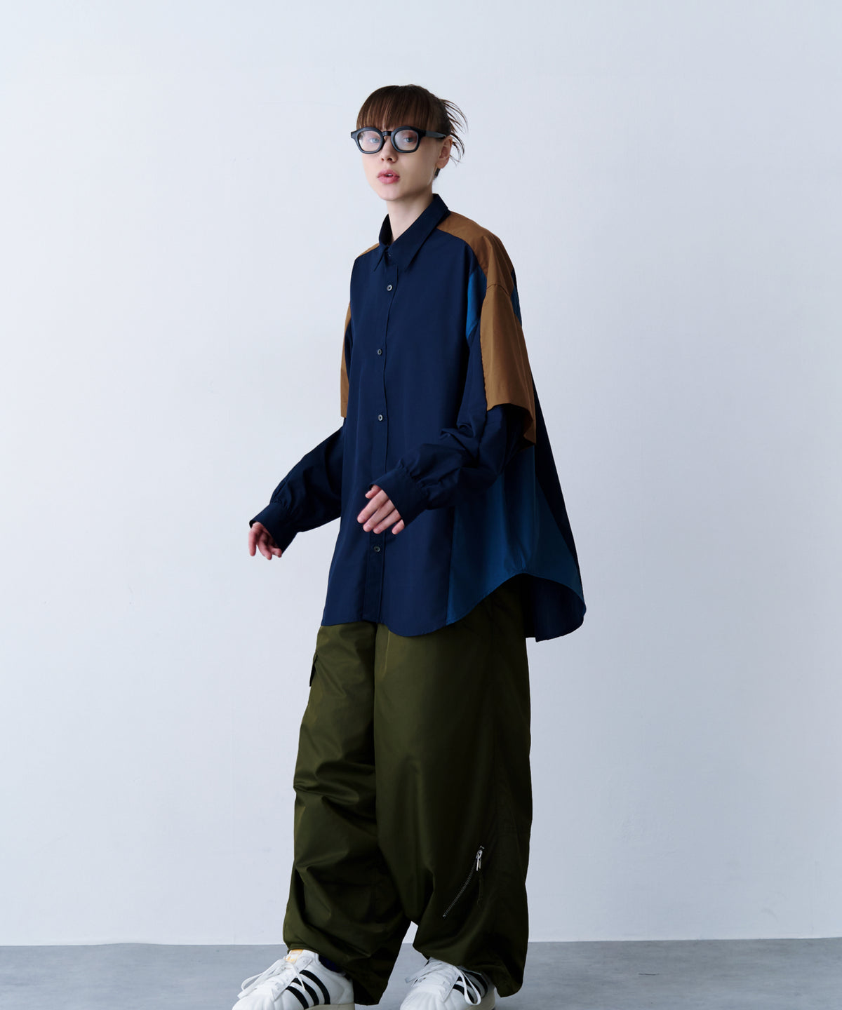 FAKE BLOCKING SHIRT