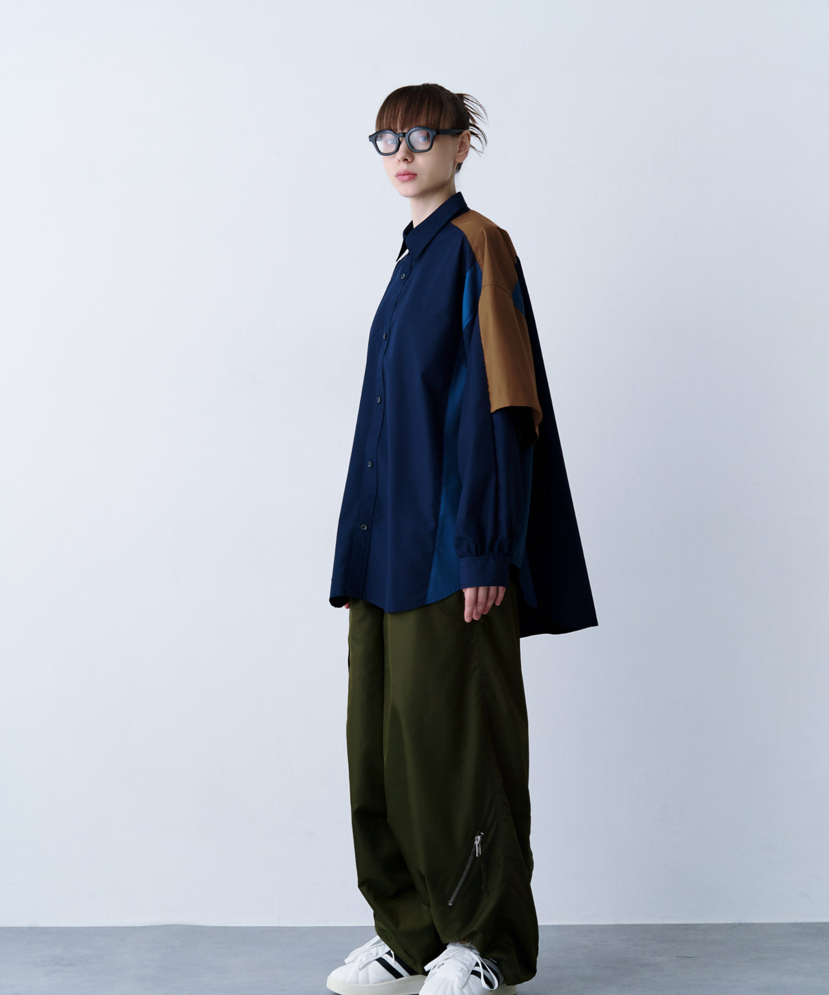 FAKE BLOCKING SHIRT