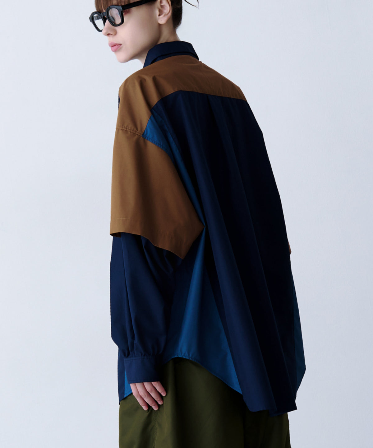 FAKE BLOCKING SHIRT