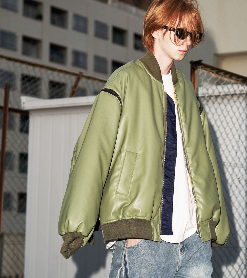 【24AW PRE-ORDER】5-ZIP REVERSIBLE BOMBER JACKET