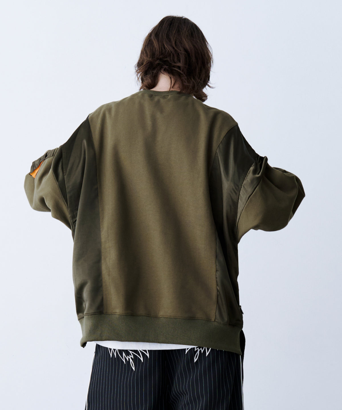SATIN MIX MA-1 SWEAT
